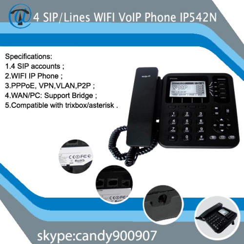 voip phone 4 line wireless wifi ip phone multiple line 4 sip wifi sip voip phone