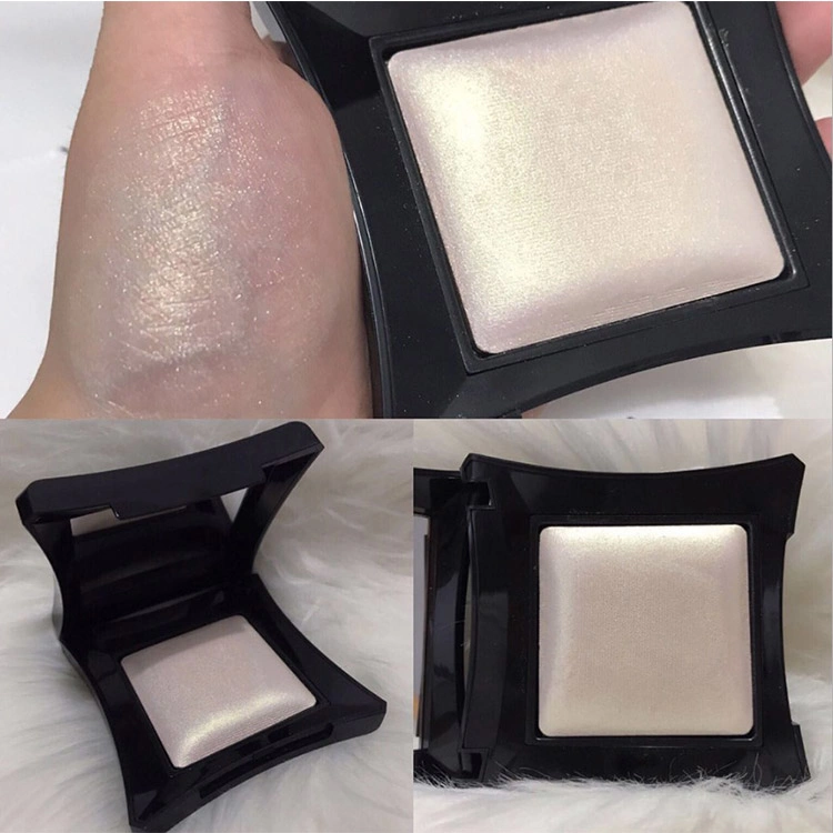 Private Label Single Gillter Face Highlighter Makeup Super High Pigment Baked Highlighter