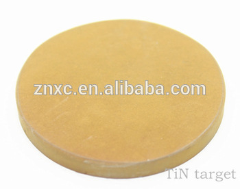 Titanium Nitride sputtering target 99.99% titanium nitride optics coating material
