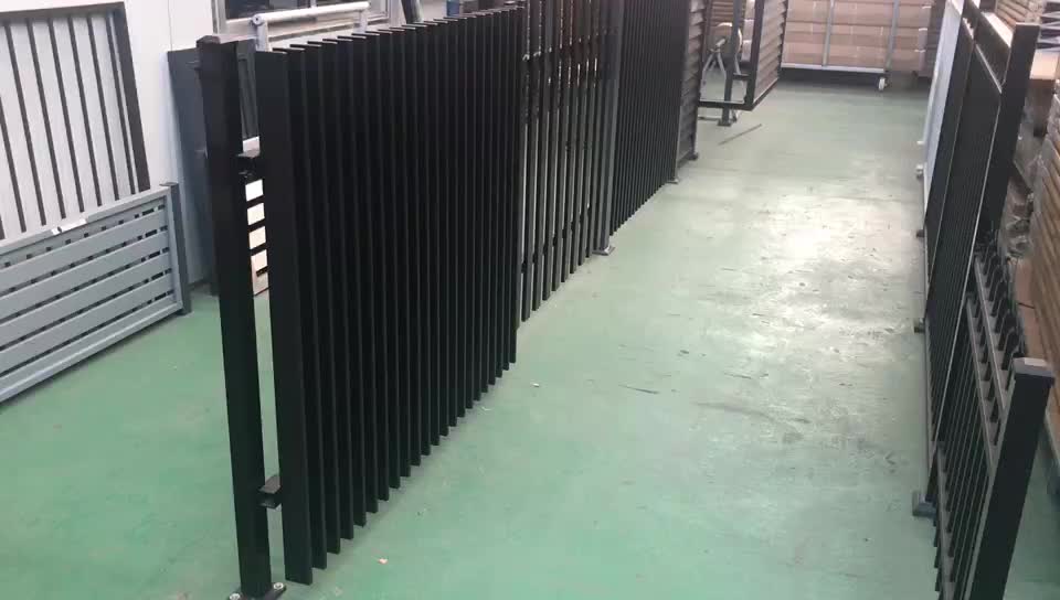 Aluminum Vertical Slat Metal Fence for Residential or Commerical usage