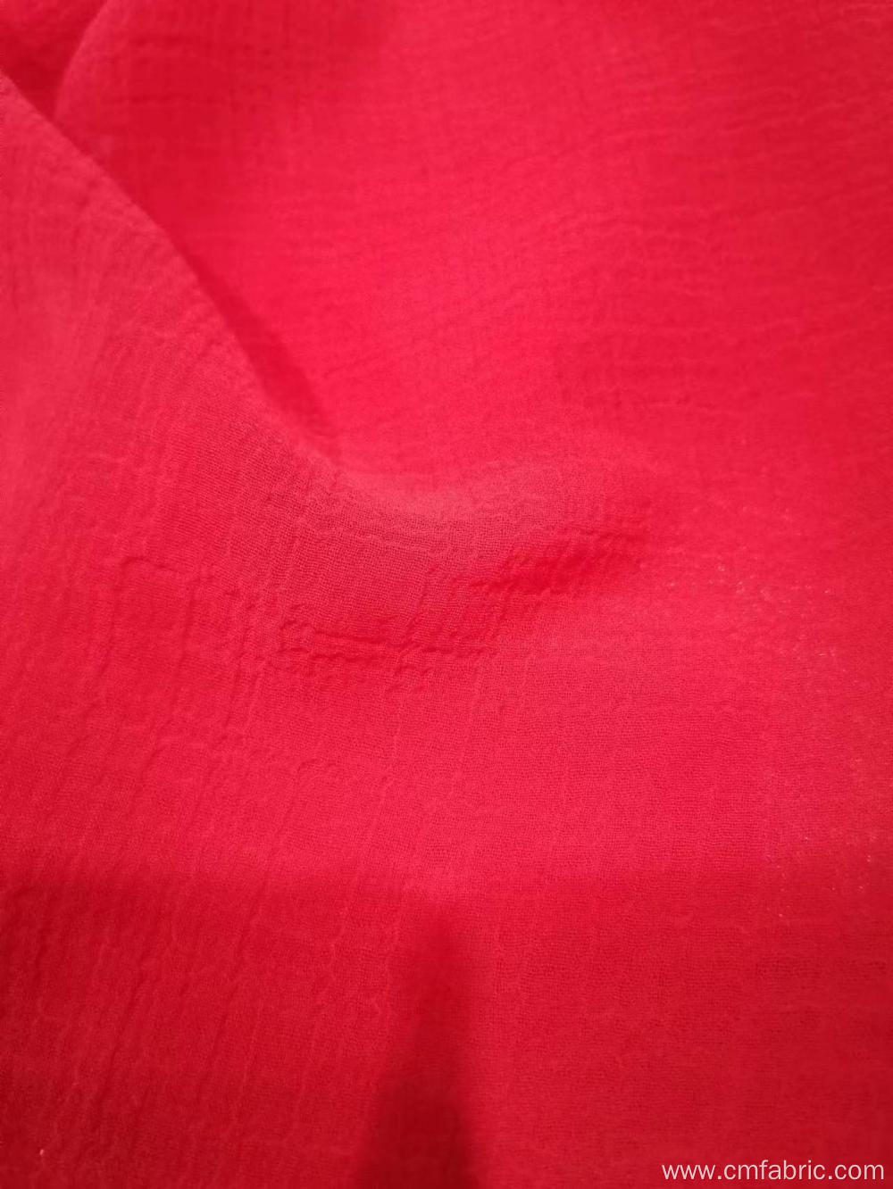 75D Nano polyerster chiffon crepe plain dyed fabric