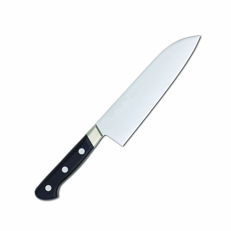 Couteau de cuisine en acier inoxydable 3CR13 avec manche en bois