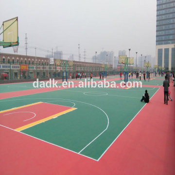 Outdoor Standard tennis court surfacing PP materials