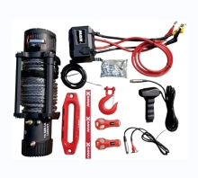 Manx4 Off-Road Electric Winch 13500lbs 12v Hidden Winch Machine with Winch Bumper