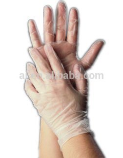 Disposable Plastic Gloves Vinyl Clear Color