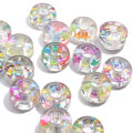 Vendita calda 100 pz / lotto charms melma resina mista caramelle ciambella perline melma perline fare forniture con pvc glitter riempito tornante fai da te