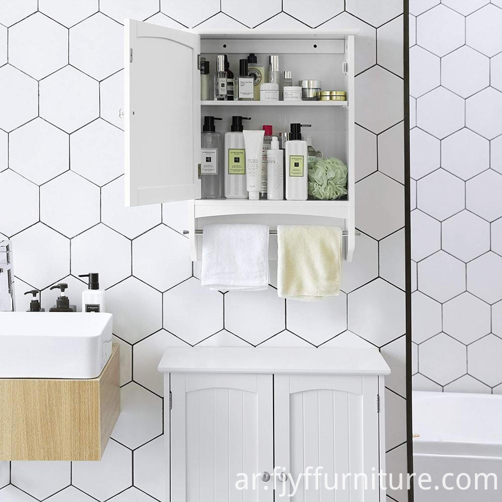 الصين مجلس الوزراء الحمام الأبيض مع 2 أبواب ومرآة المصنعين