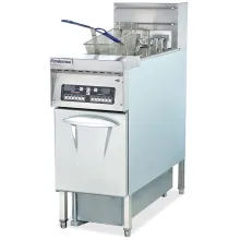 Electrical Deep Fryer Kitchen Fryer Vertical 2 Tank Computer Fryer 2-Basket
