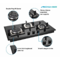 Glen Built-in Glass Gas Hob Auto Ignition