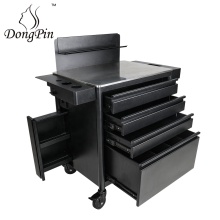 Dongpin Iron Tattoo Kits Equipment Workstation Trolley with Cabinet