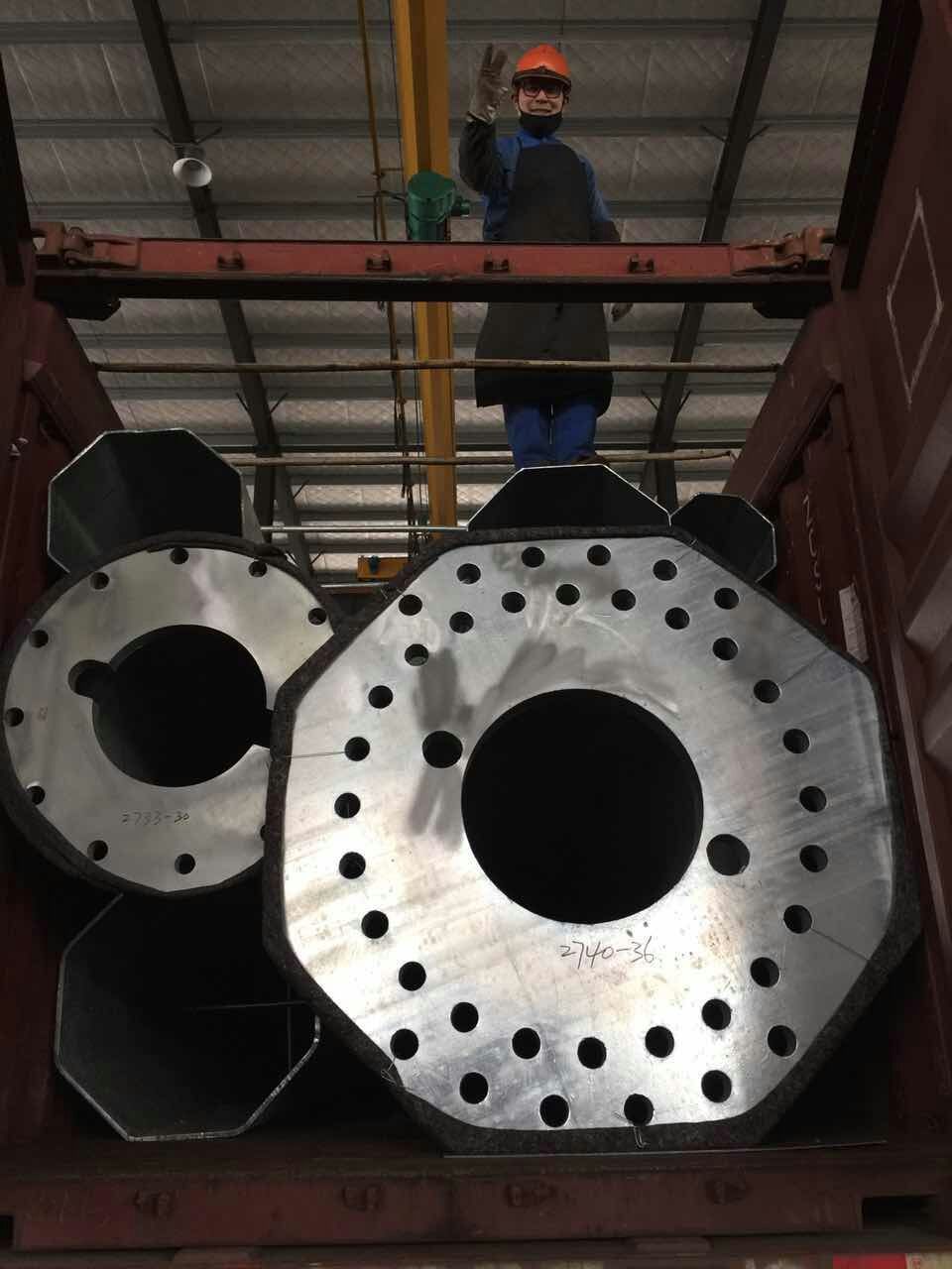 Hot Dip Galvanized သံမဏိဆက်သွယ်ရေးလက်ညွတ်လို