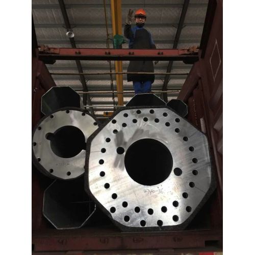 Hot Dip Galvanized Steel Communication Monopole