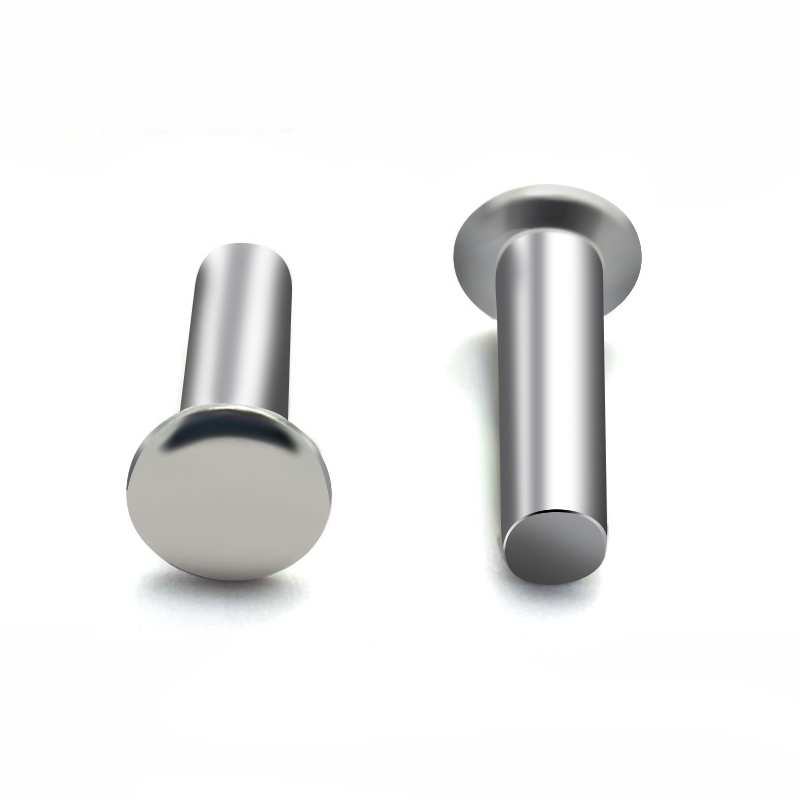 Stainless steel solid metal stud rivets