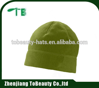 plain fleece beanie