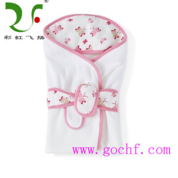 skin-friendly baby hooded bath towels