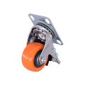 Nội thất 2 inch PVC Caster với phanh