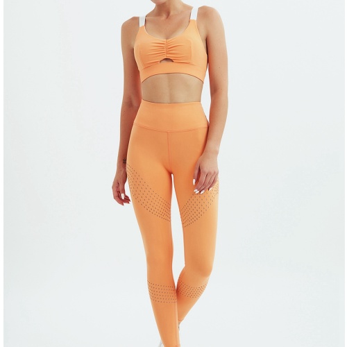 matchande leggings och sport-BH