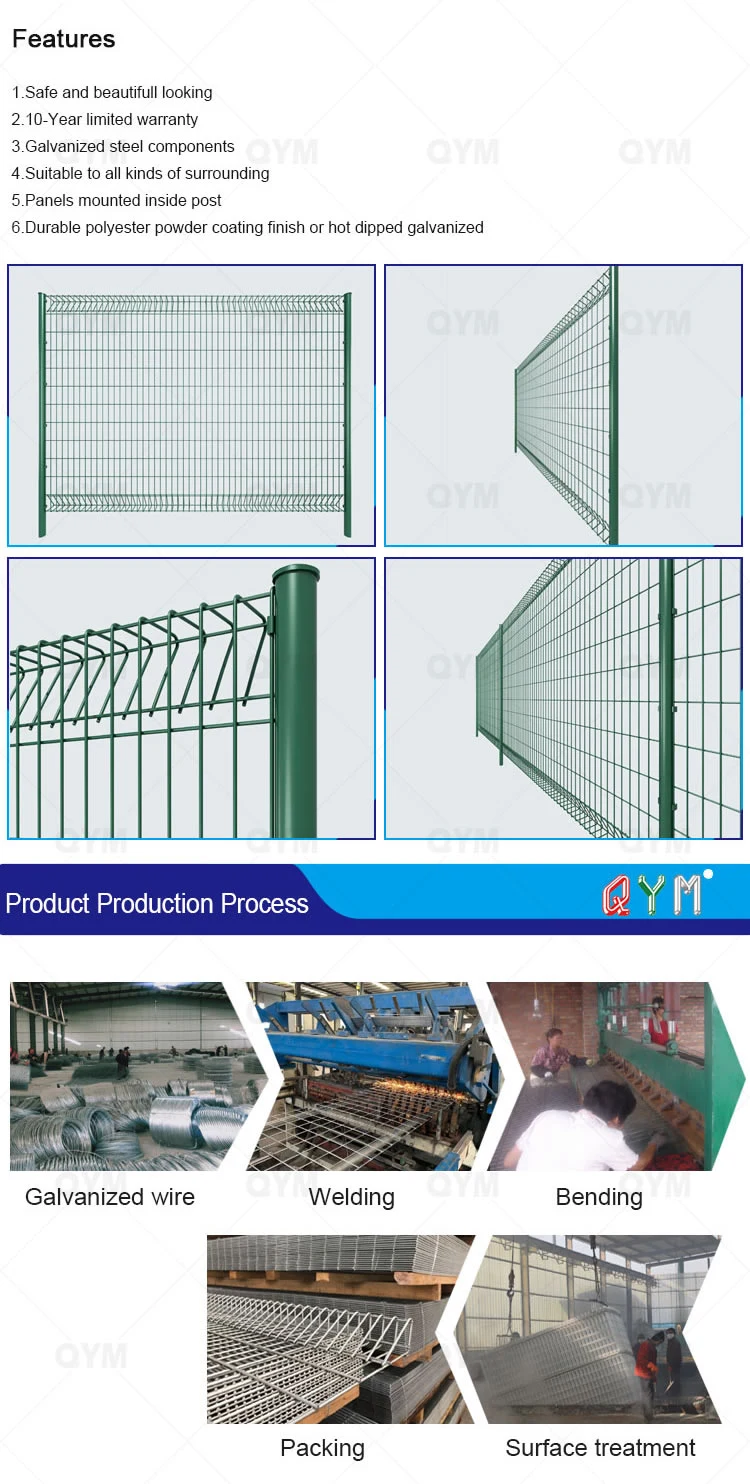 Galvanized Roll Top Welded Fence Brc Fence Malaysia