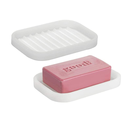 Porte-plateau de savon en silicone de salle de bain