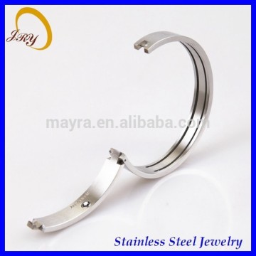 women's fashion jewelry decoration stainless steel round bangle hot sale