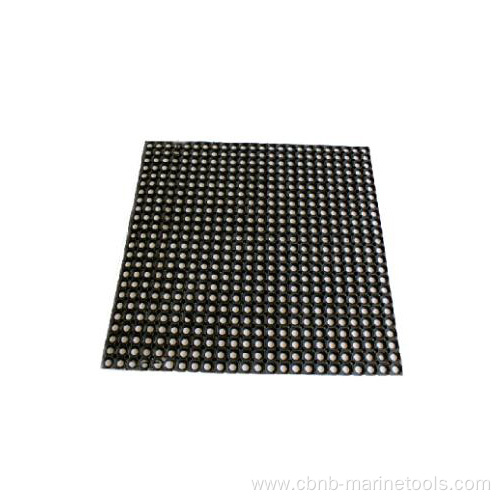 Porous anti-slip rubber deck mat