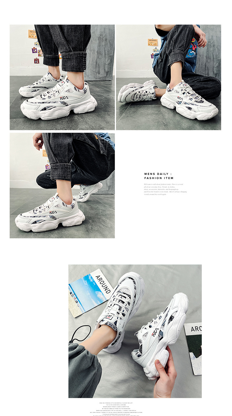 2020 China Factory Custom Wholesale Design Fashion Logo Trainers Shoes Chunky Men Shoes Sneakers For Men