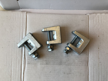 Black Enamel Spring Steel Beam Clamp