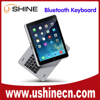 360 Degree Rotatable Wireless Bluetooth Keyboard for iPad Air Detachable Bluetooth Keyboard Case For iPad 5