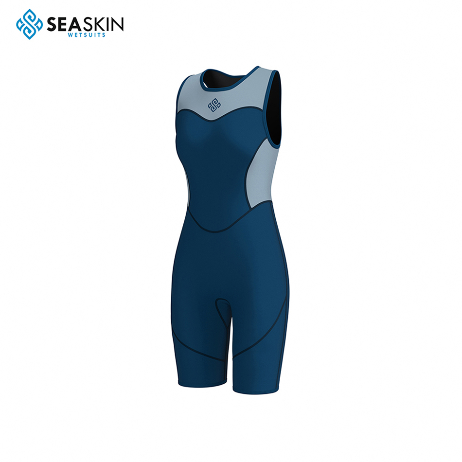 Seaskin sleeveless neoprene melayari wetsuit ringan