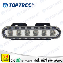 High Power Flash Modes 6LED Red Amber Warning Strobe Flash LED Light Bar