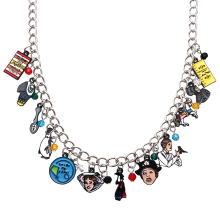 Custom Zinc Alloy Anime Broadway Charm Pendant Necklaces for United States and Europe