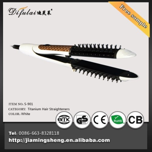 Promotion New MCH Heater Hair Straightener with Removable Comb