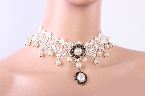 bridal choker necklaces