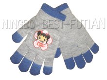 2in1 knitting magic glove with printing