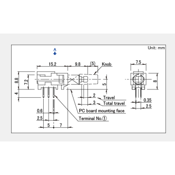 Spuj series push switch