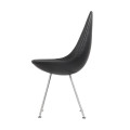 Arne Jacobsen Drop Silla de comedor de cuero