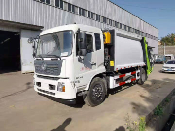 12CBM waste truck compressed waste garbage truck