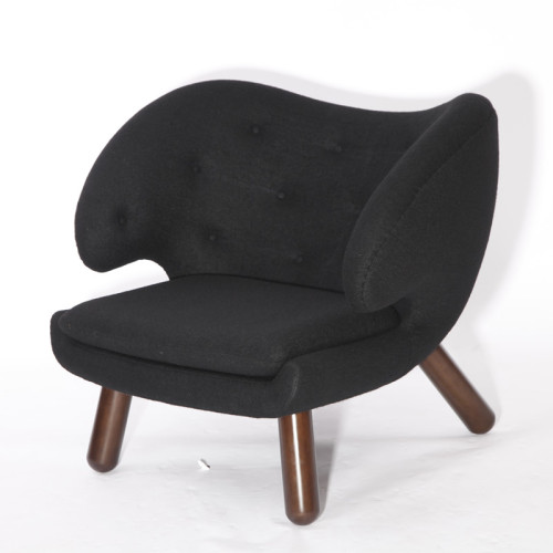 Finn Juhl Leather Pelican Lounge Chair