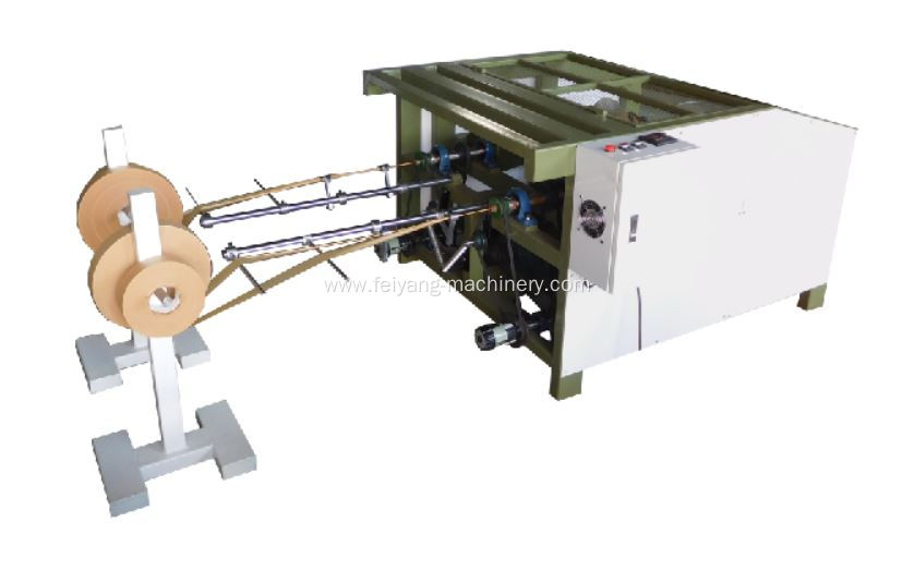 twins head twisted paper rope making machine