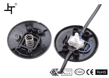 Remote Push Button Extension Cord Switch / Foot Switch For Indoor , Black