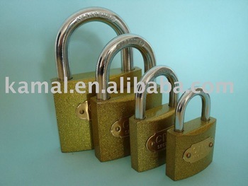 Electroplated Iron Padlock