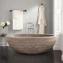 Natural stone marble bathtubs solid marble bathtub