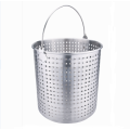 Stainless steel stockpot with boil basket for seafood