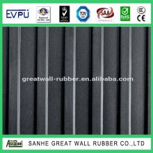 V-Grooved Ribbed Rubber Matting corrugated Rubber Flooring