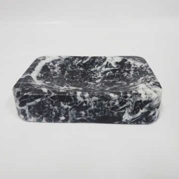 Black Marble Soap Dish
