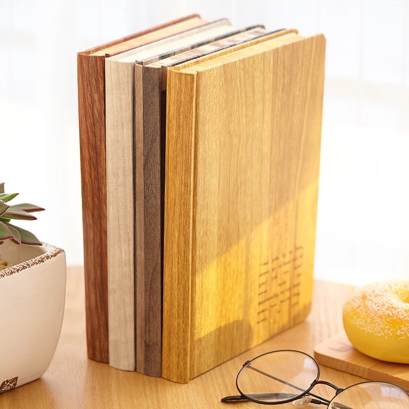 Papel de grano de madera de color duradero para encuadernación de libros
