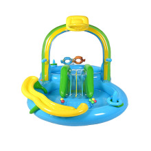 OEM Bể bơi trẻ em bơm hơi với Slide Kiddie Pool