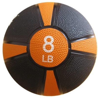 8 Panels Rubber Medicine Ball Different Color