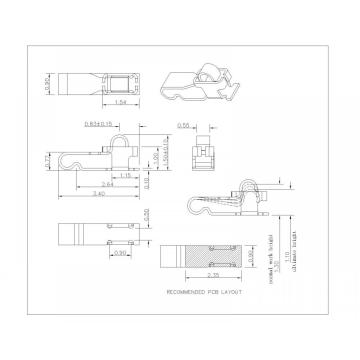 SF-034-XX-03 สปริงนิ้ว L 3.4 มม.