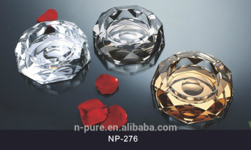 Crystal decorative cigarette ashtray